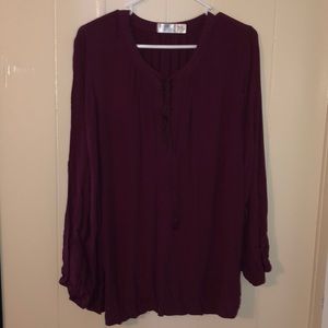 Long sleeve blouse